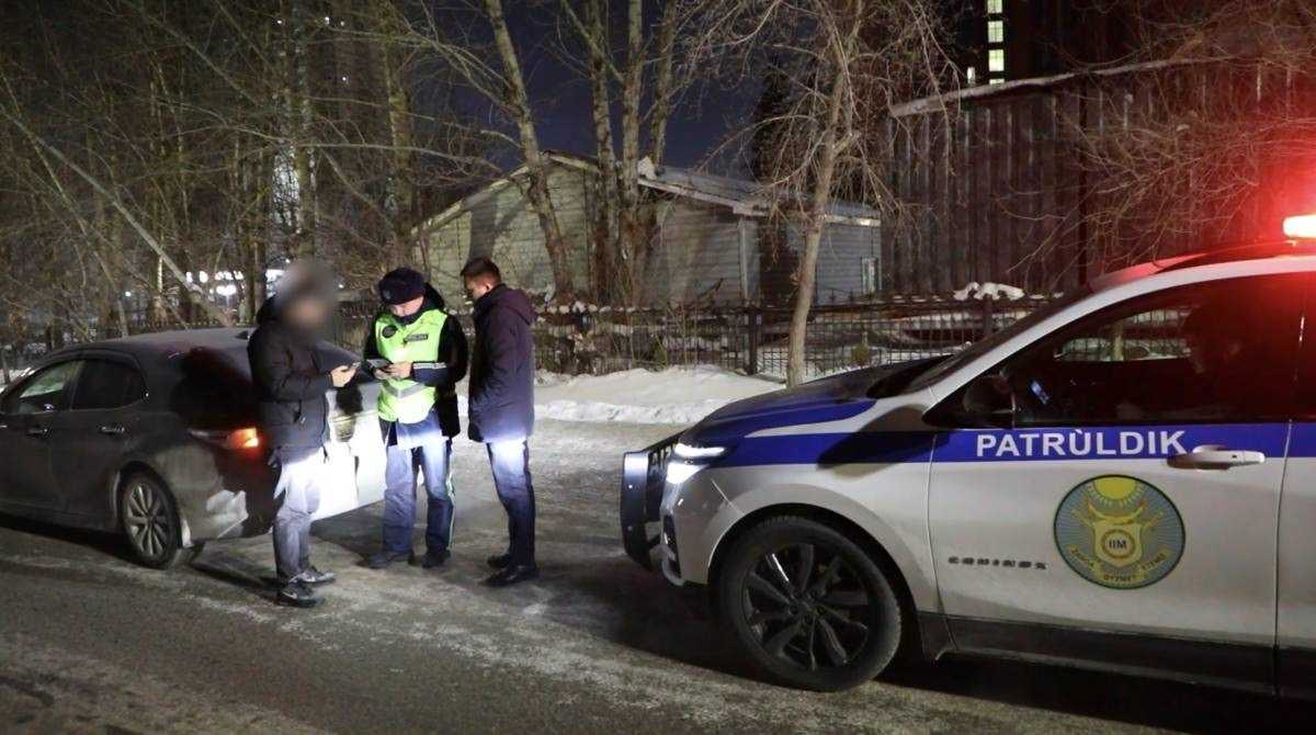 Пьяного водителя арестовали на 20 суток в Астане