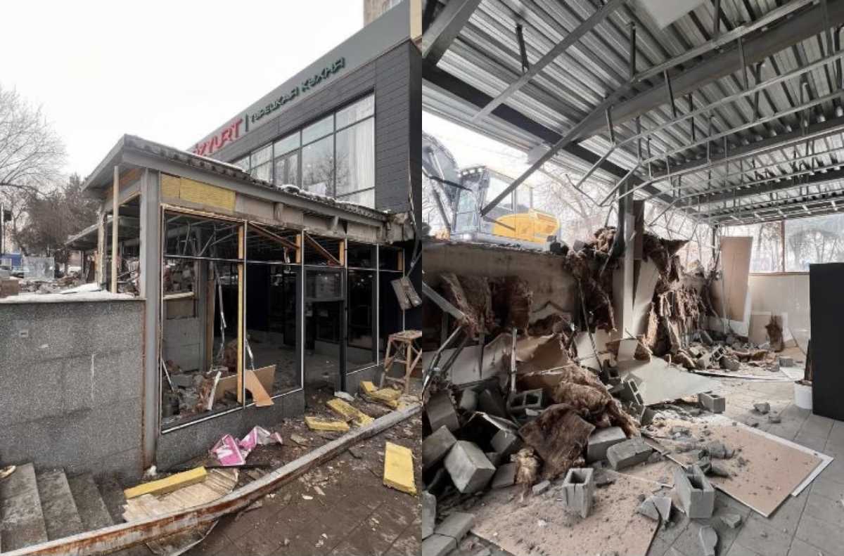 Очередную незаконную пристройку снесли в Алматы