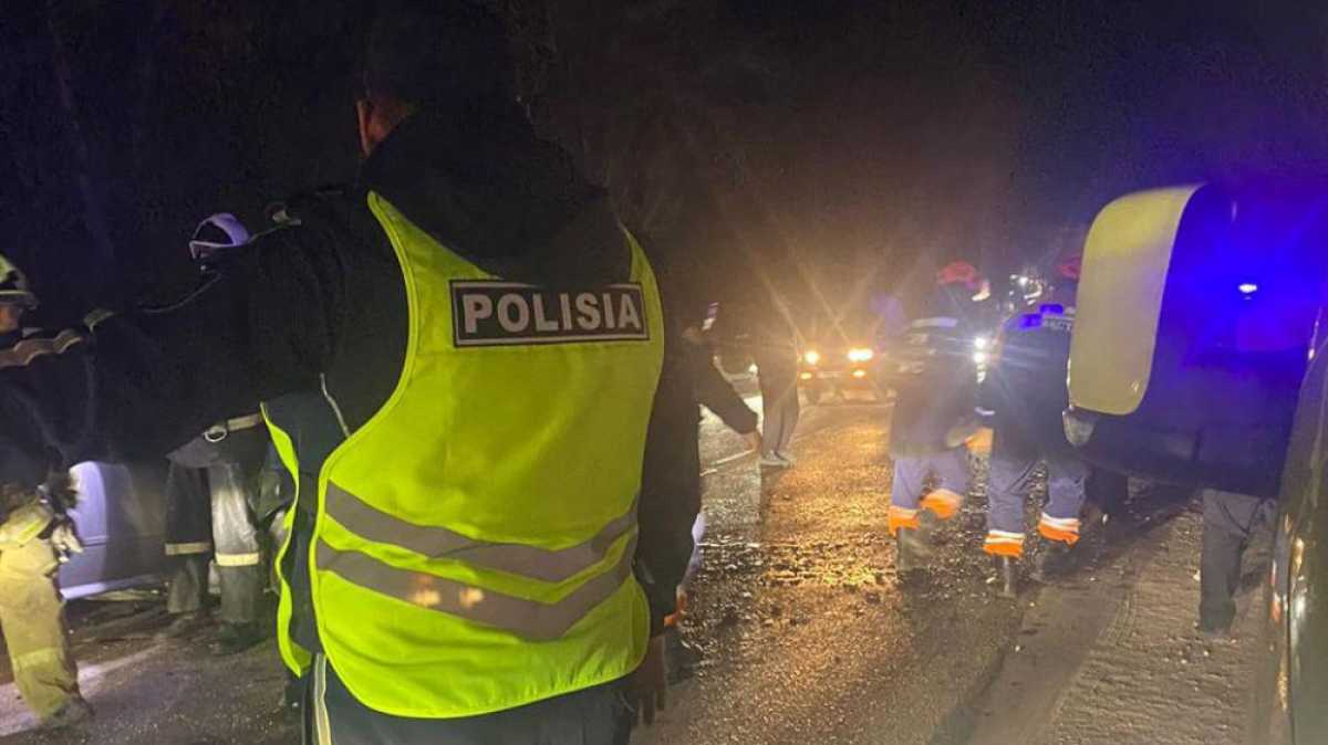 “Фары были выключены“: трое детей и их отец тяжело пострадали в ДТП вблизи Алматы