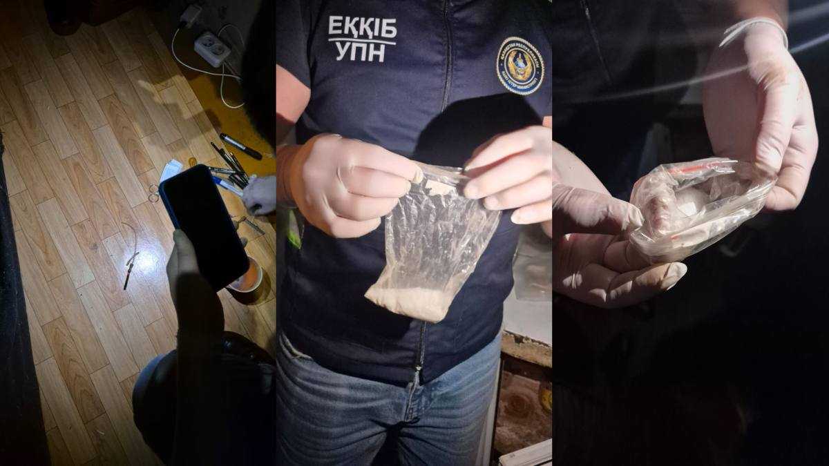 Мужчина с крупной партией мефедрона и PVP задержан в Темиртау