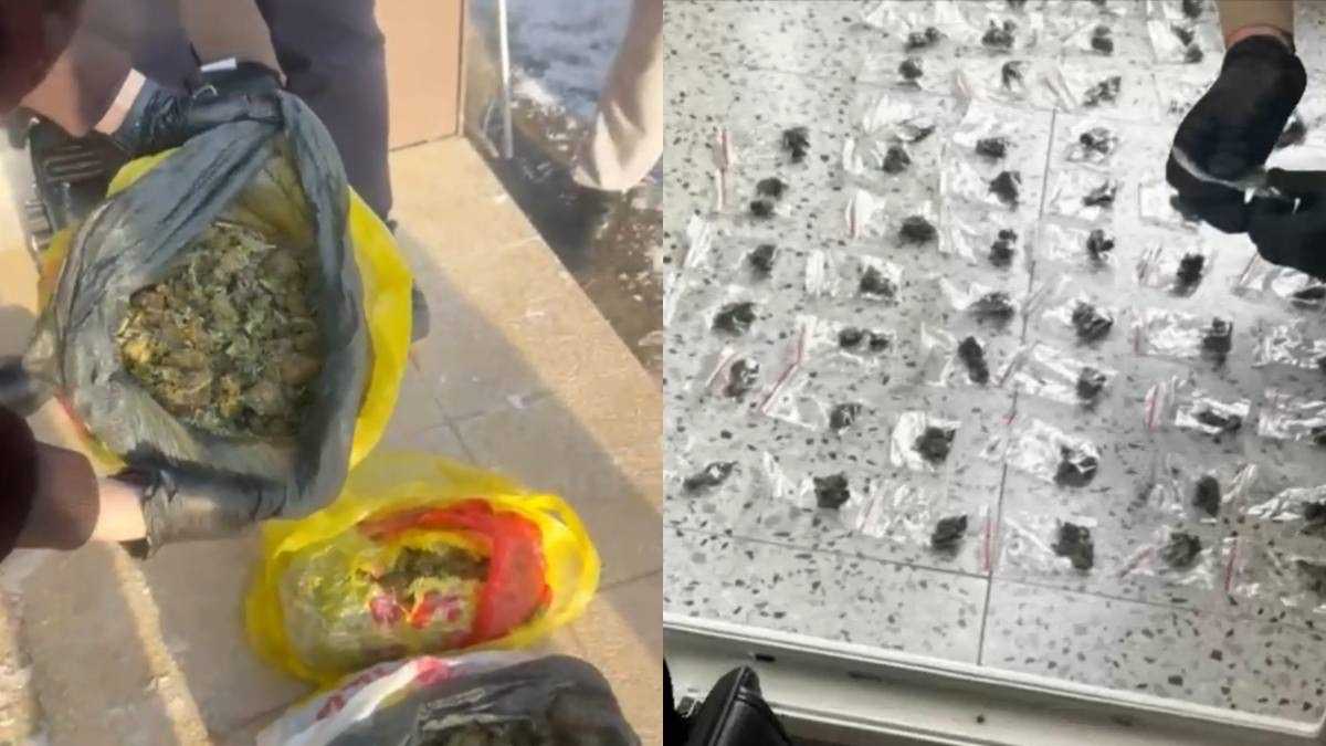 Пытался выбросить в окно: более 3 кг марихуаны изъяли у жителя Астаны