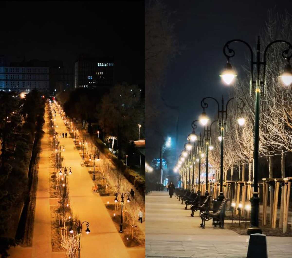 В Алматы часть улицы Пушкина преобразовали в пешеходный бульвар