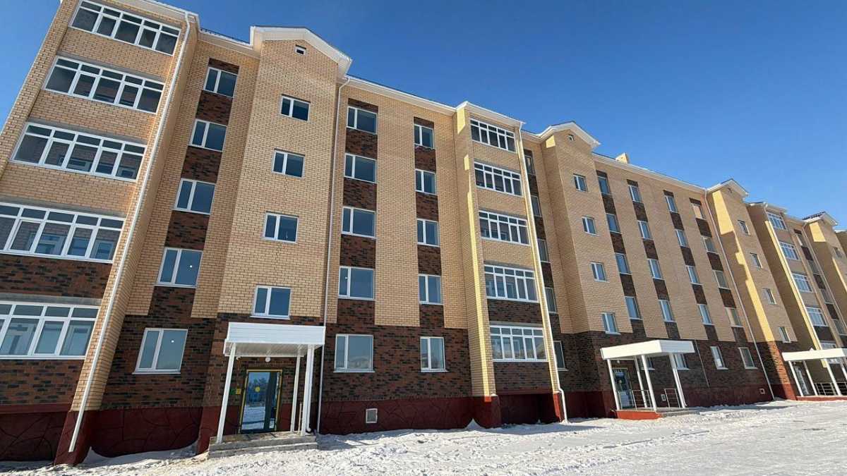 В Буландынском районе готовятся к заселению дома, построенные в рамках программы реновации