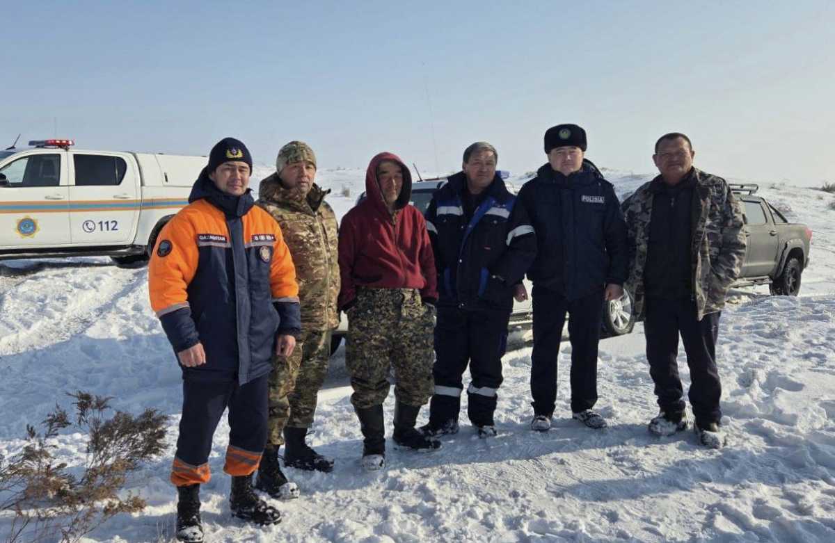Несколько дней блуждал в степи: пропавшего мужчину нашли в Жамбылской области