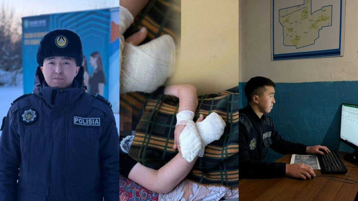 Полицейский спас замерзающего мужчину в СКО