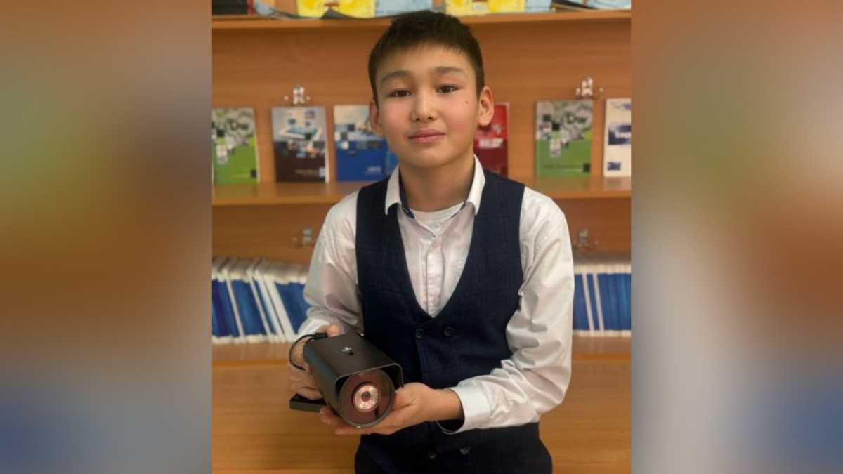 С заботой о приватности: школьник из Астаны изобрёл умную систему безопасности