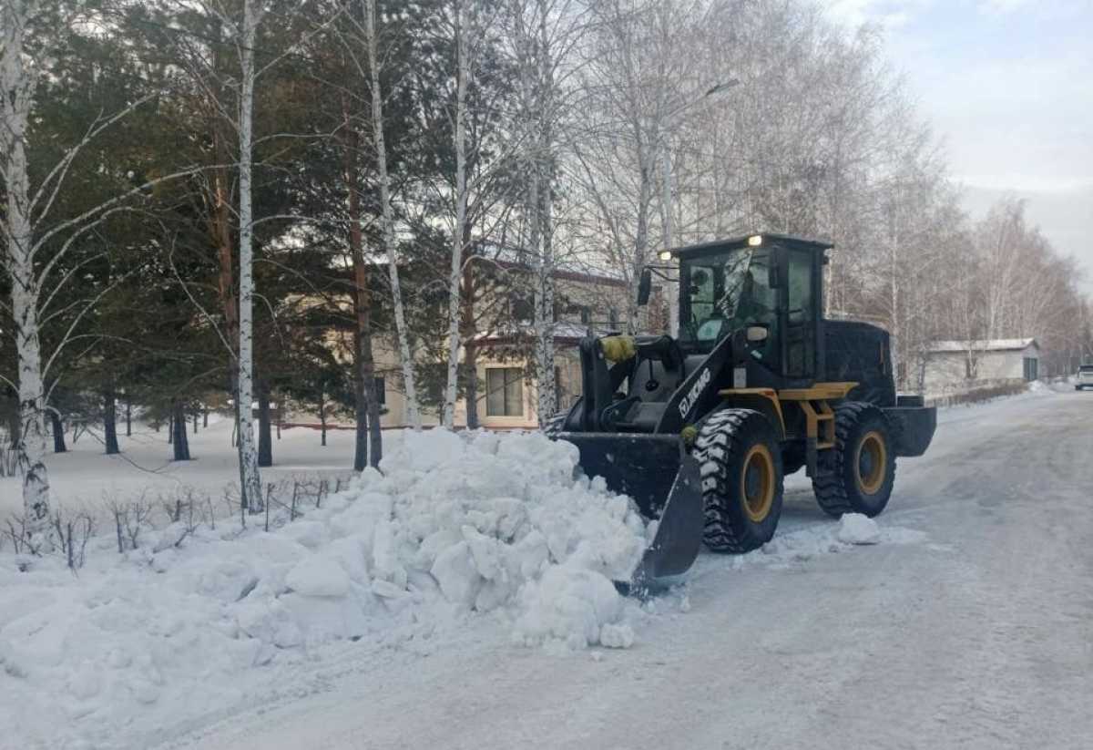 Более тысячи единиц спецтехники задействованы в снегоуборочных работах в Астане