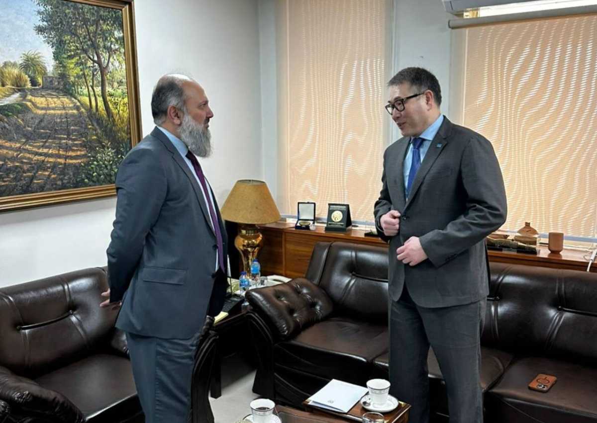 Казахстан и Пакистан намерены довести взаимный товарооборот до 1 млрд долларов
