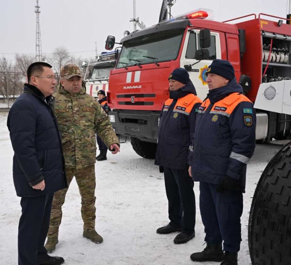 Асаин Байханов проверил готовность спасательных служб Павлодарской области