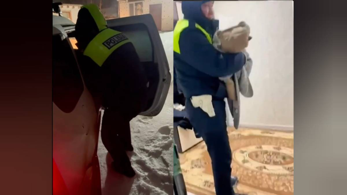 Полицейский приютил семью с младенцем во время метели в Актюбинской области