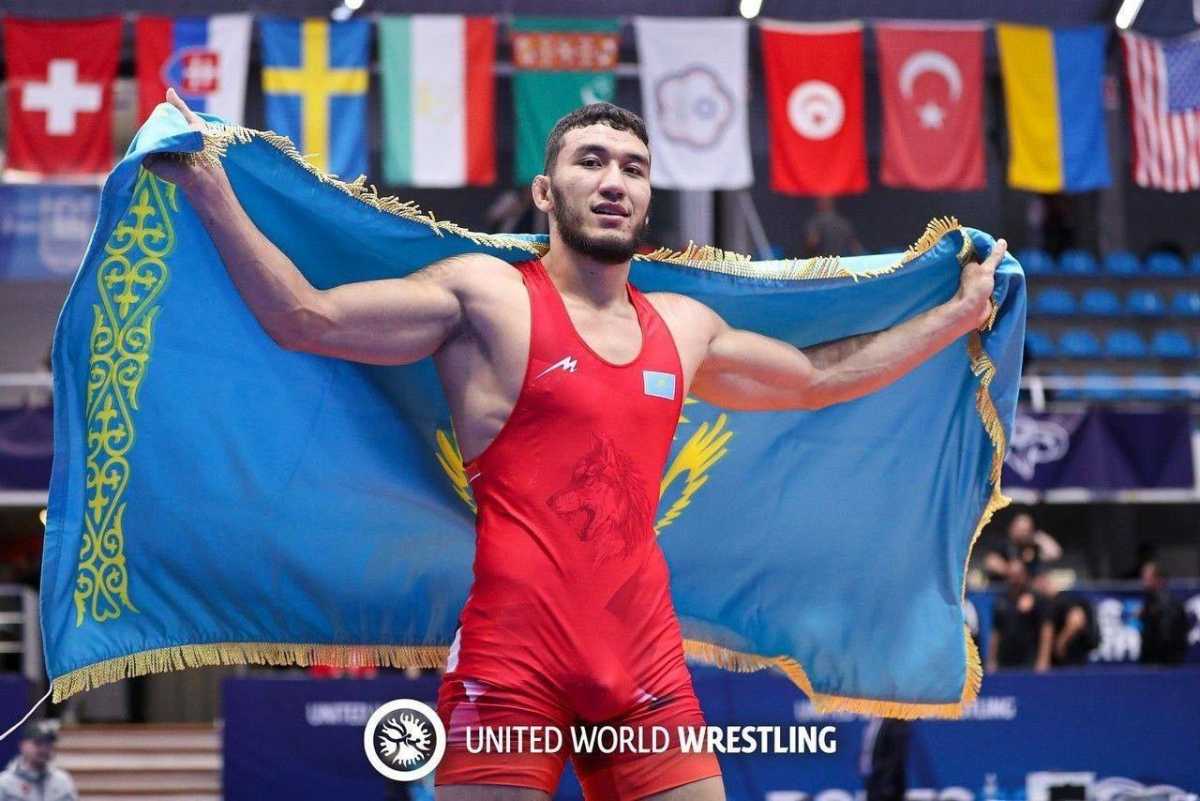 Казахстанский вольник Ризабек Айтмухан стал победителем международного турнира в Бишкеке