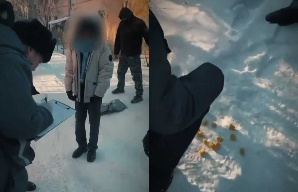 Наркокурьера из Алматы задержали в Павлодаре