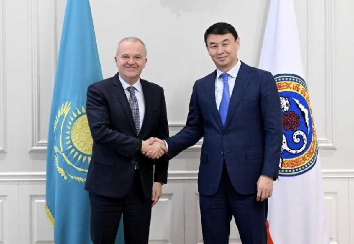 Аким Алматы обсудил перспективы сотрудничества с послом Италии