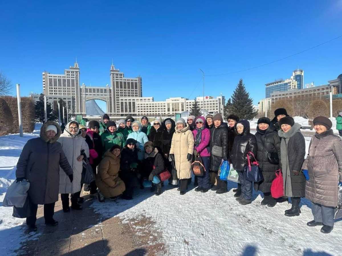 «Милосердие – путь добра»: пенсионеры Астаны провели благотворительную акцию