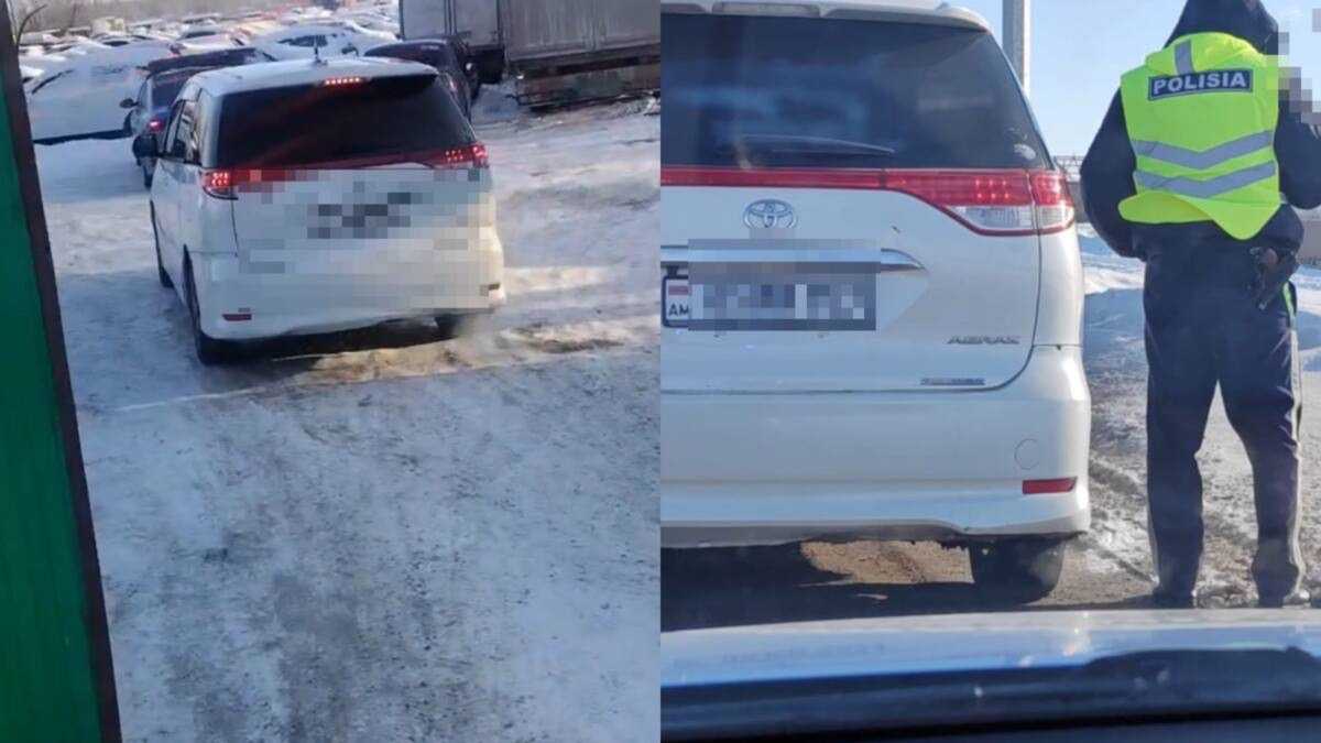 Автомобиль должника отправили на штрафстоянку в ЗКО