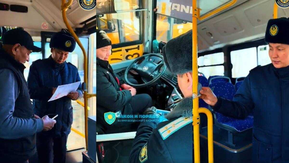 Неисправные автобусы и водители без прав: в Павлодарской области усилили контроль за пассажирскими перевозками