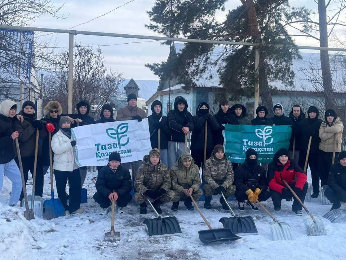 В Лисаковске прошла акция «Снежный десант»