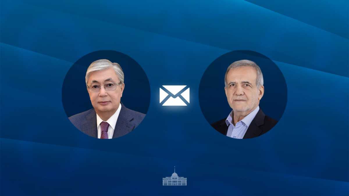 Токаев направил телеграмму президенту Ирана