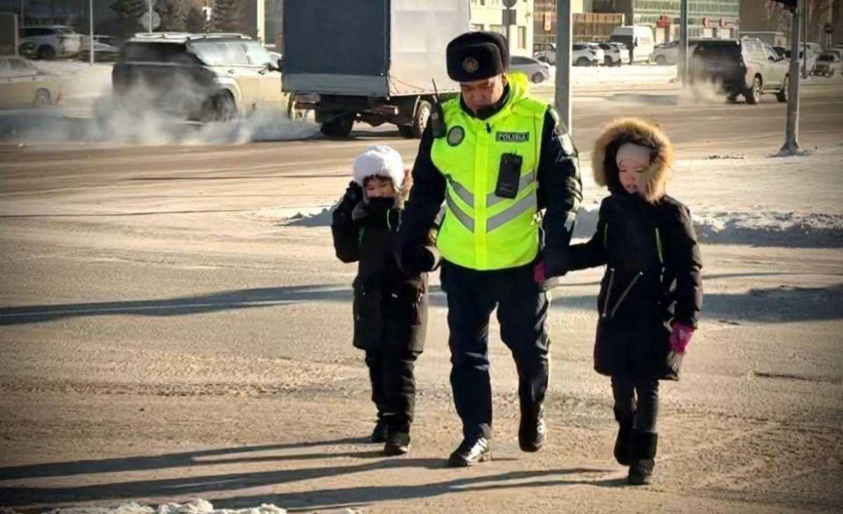 Безопасность детей на дорогах: в полиции Астаны рассказали о принимаемых мерах