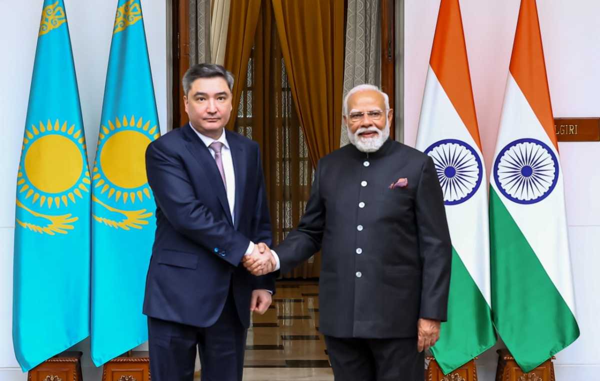 Бектенов провёл переговоры с премьер-министром Индии