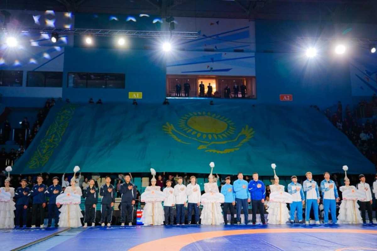 Масштабную акцию в поддержку конституционных реформ провели на республиканском чемпионате в Астане