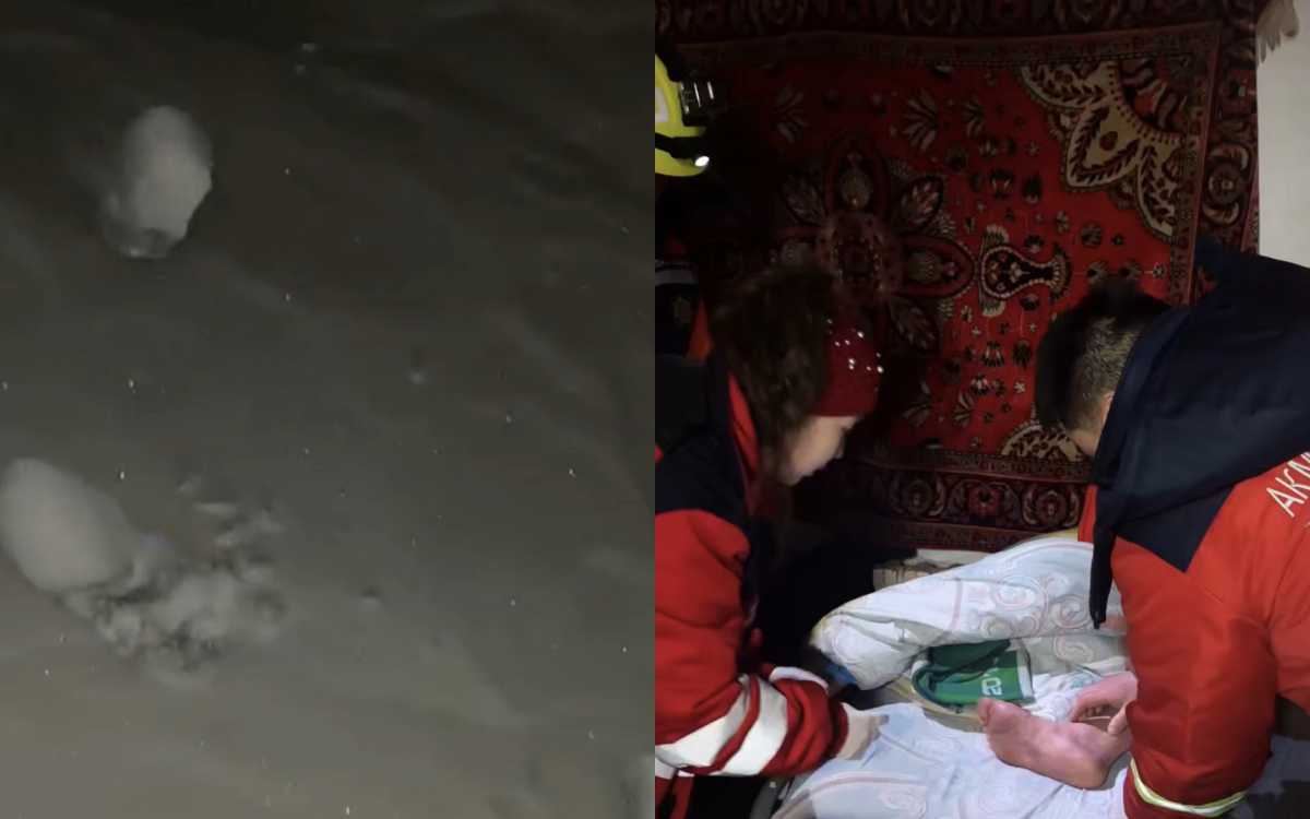 Житель Акмолинской области едва не получил обморожение по дороге на работу