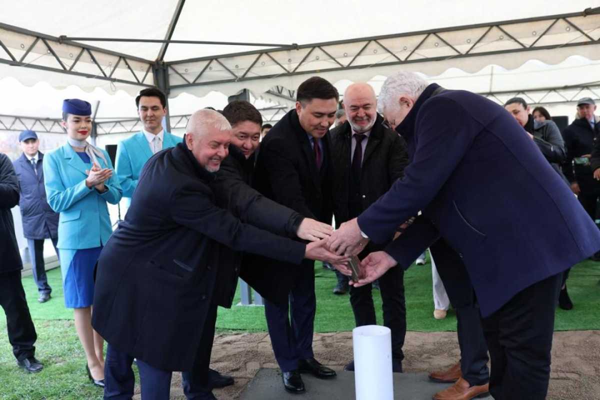 В Шымкенте начато строительство крупнейшего в Центральной Азии центра технического обслуживания воздушных судов