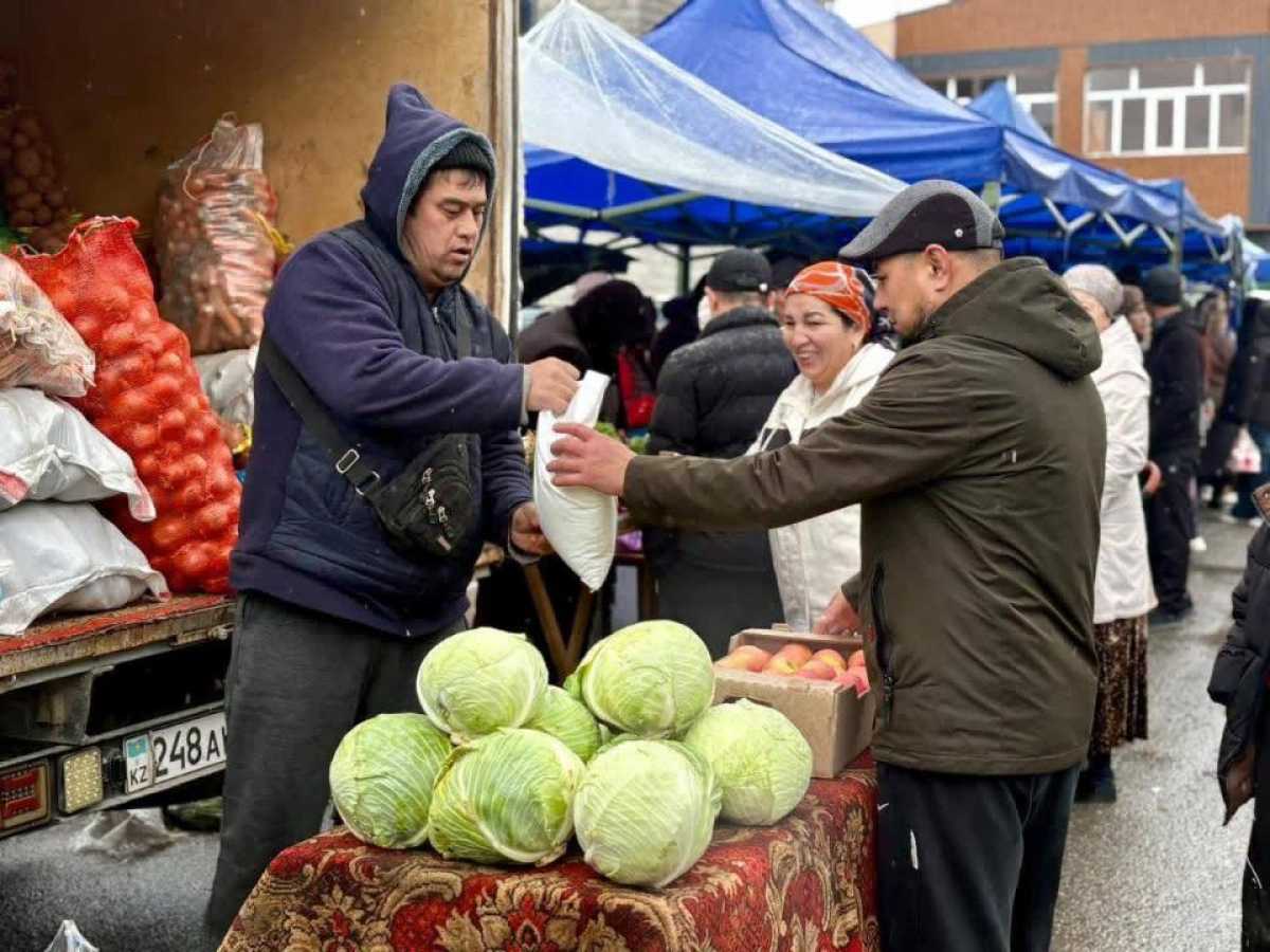 Продукты на 30–50% ниже рынка: социальная ярмарка состоялась в Туркестане