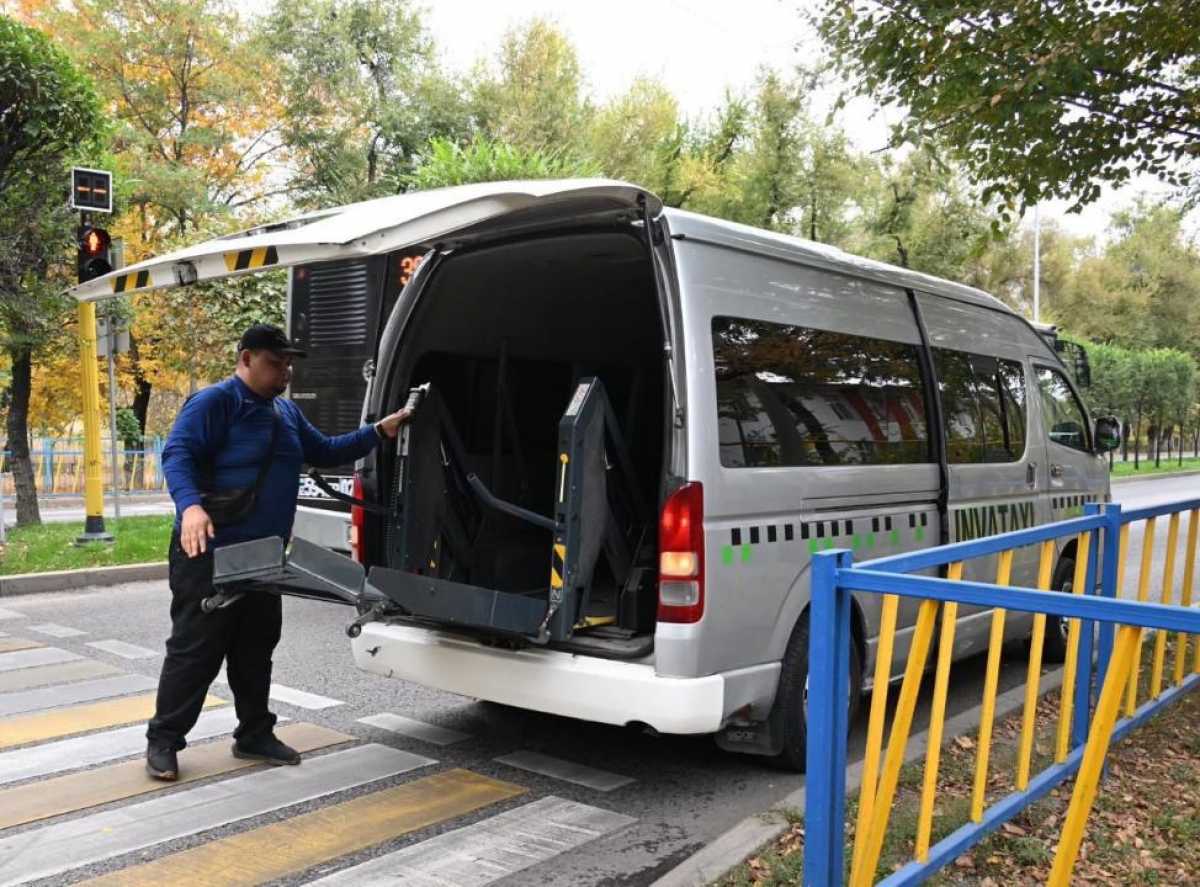 Бесплатное инватакси будет работать в Алматы 15 марта