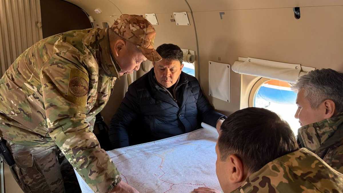 Бозумбаев проверил паводкоопасные районы Улытауской области