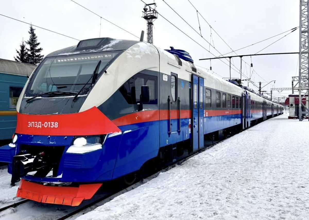 Ещё один дополнительный электропоезд запустят в Казахстане в Наурыз