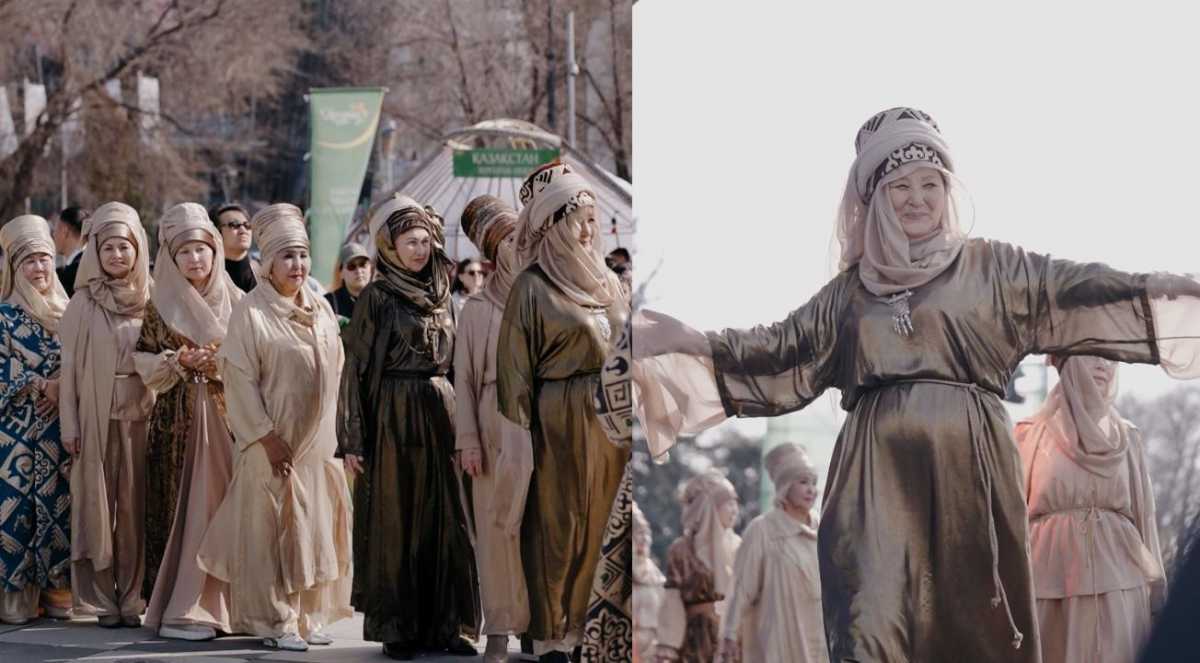 В Алматы прошёл уникальный модный показ с участием апашек