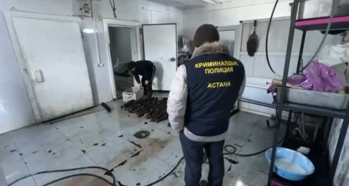 Очередной подпольный мясной цех обнаружили в Астане