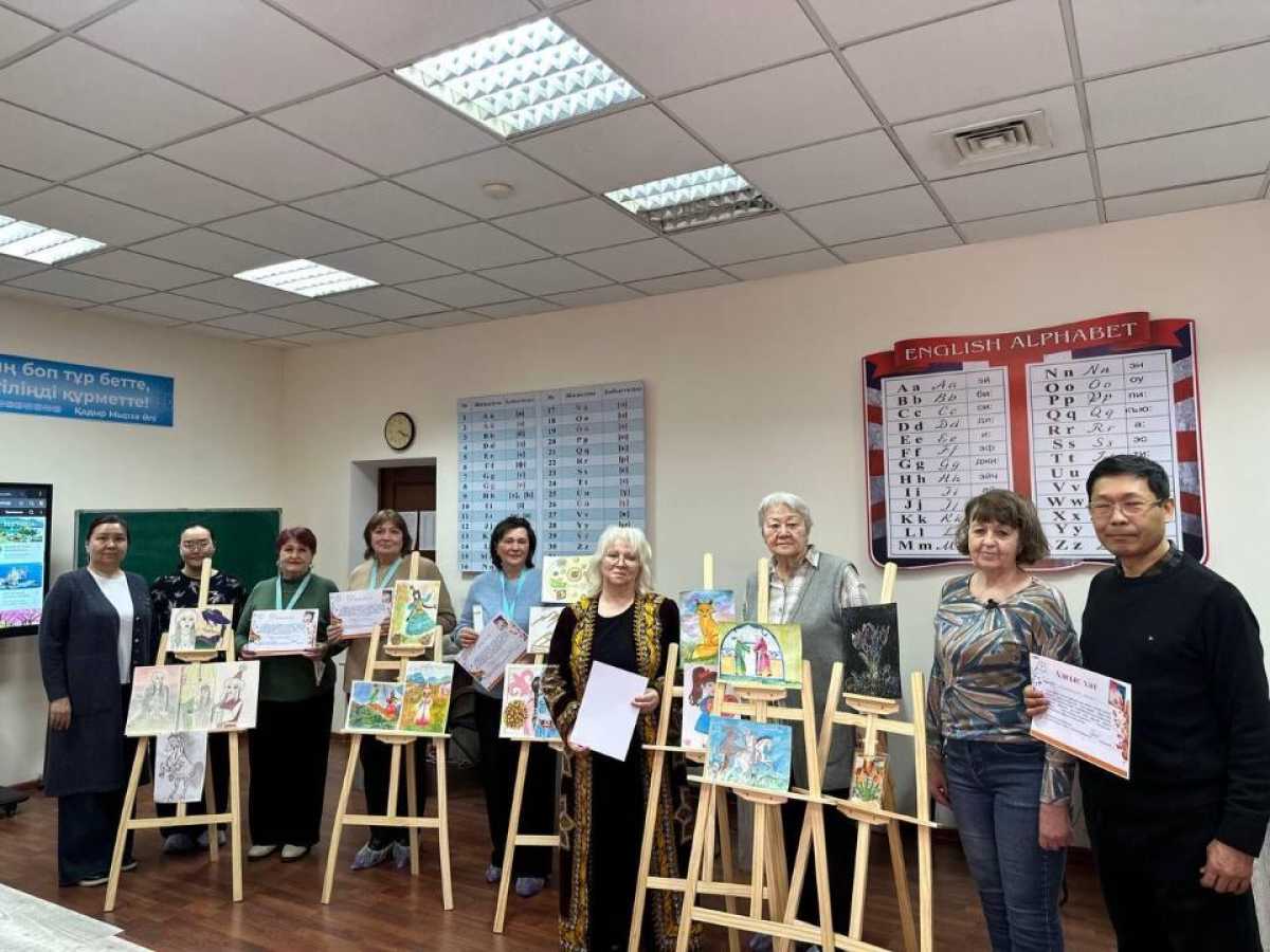 «Красивые краски весны»: в Астане прошел творческий конкурс для пенсионеров