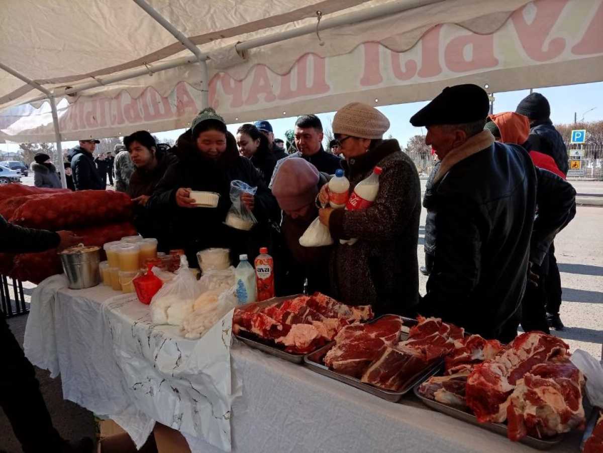 Ярмарка сельскохозяйственной продукции прошла в Кегене в день референдума