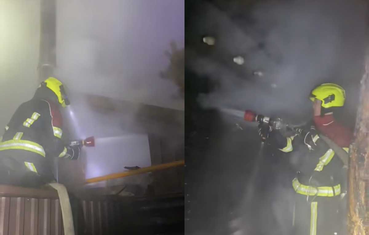 Банный комплекс горел в Астане