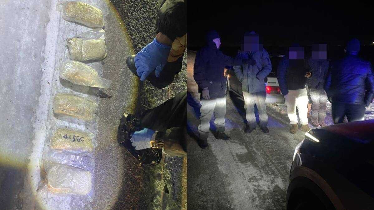 Почти 3 кг психотропных веществ изъяли у пассажира такси в Караганде