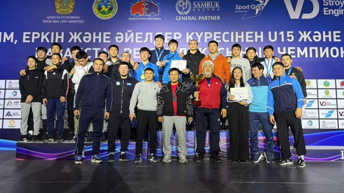 Алматинские борцы стали победителями чемпионата Казахстана U23