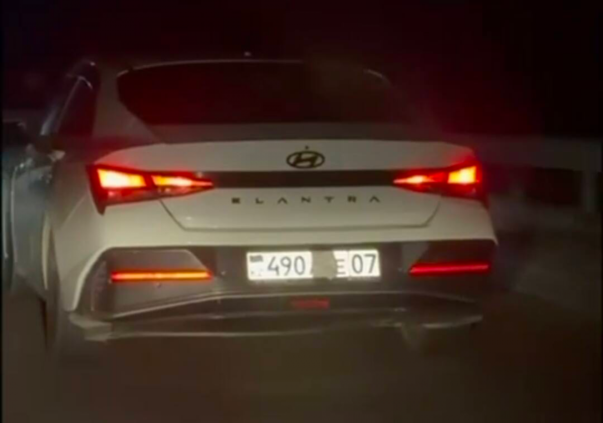 Закрыл номер бумагой: водителя наказали в Жамбылской области