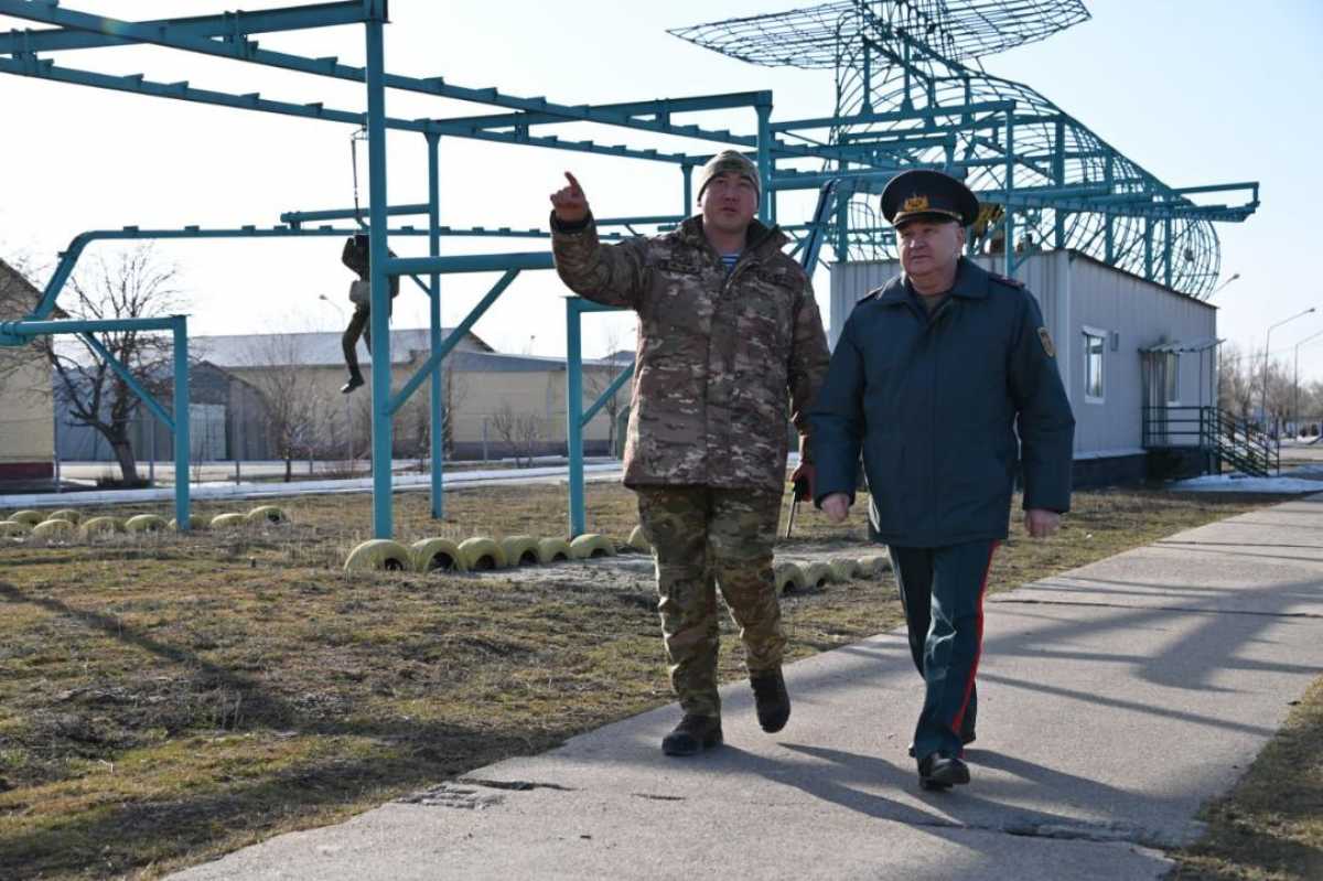 Заместитель министра обороны совершил рабочую поездку в область Жетысу
