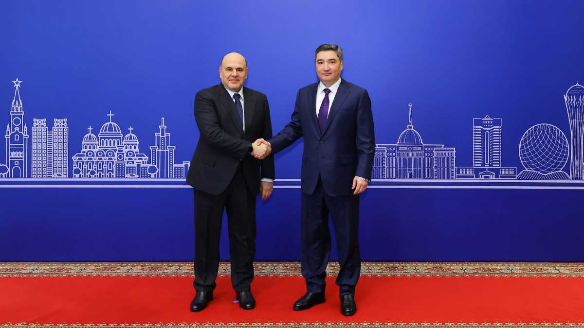 Олжас Бектенов и Михаил Мишустин обсудили вопросы развития торгово-экономического сотрудничества РК и РФ