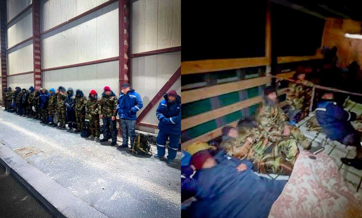 18 иностранцев пытались незаконно пересечь границу в прицепе фуры в Актюбинской области