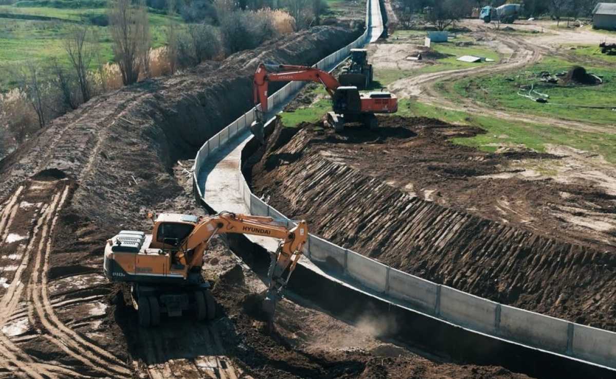 Реконструкцию более 143 км ирригационных сетей начали в Туркестанской области