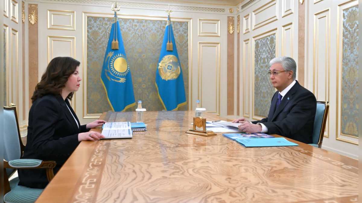 Глава Минпросвещения отчиталась перед Токаевым