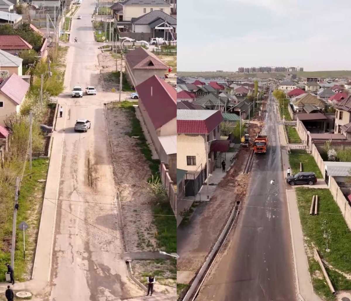 В Шымкенте восстановят асфальт на 10 улицах в мкр «Нуртас»