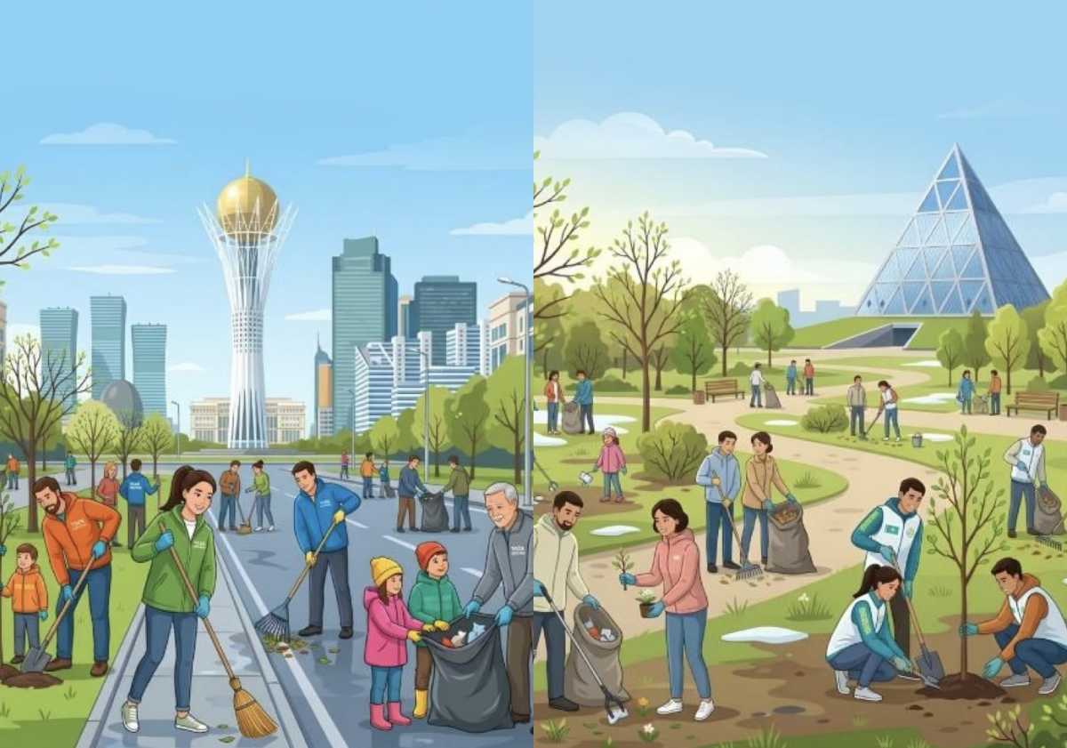 Масштабный экологический месячник стартует в Астане