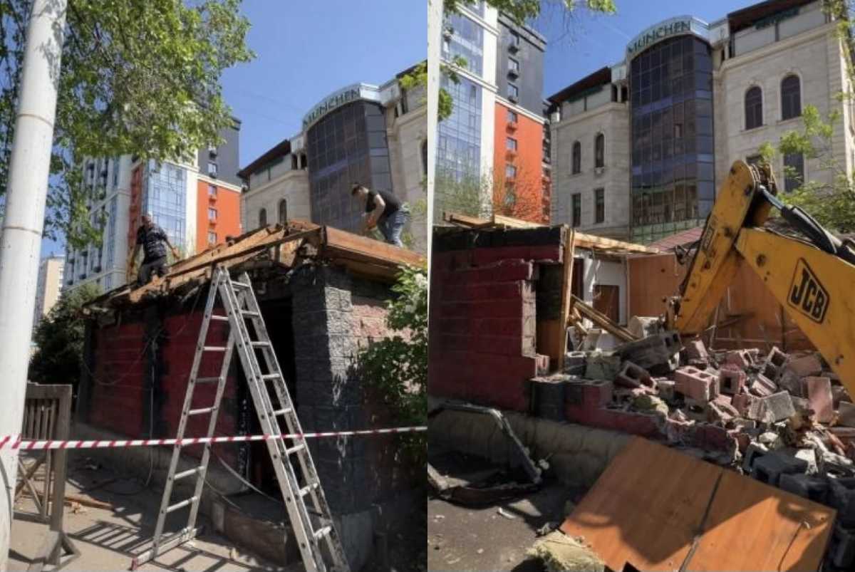 Очередной незаконный объект сносят в Алматы