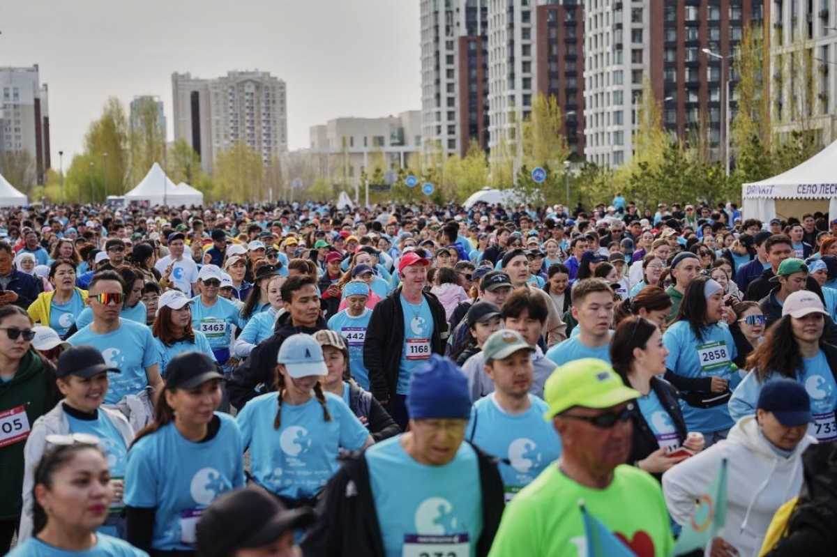Run for Autism: 5 тысяч человек приняли участив в благотворительном забеге в Астане