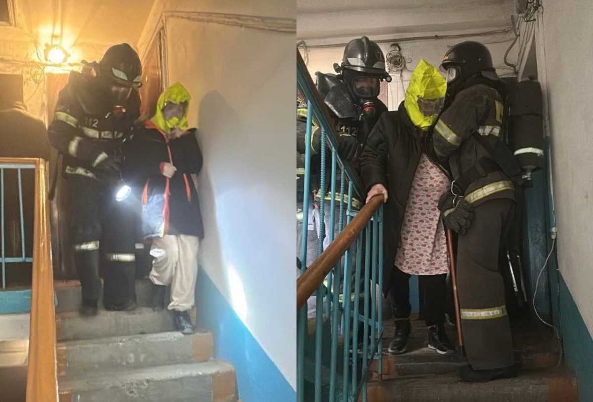 10 человек эвакуировали из-за пожара в многоэтажке в Семее