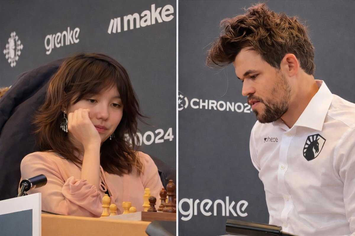 После селфи с Магнусом Карлсеном у шахматистки из Казахстана забрали телефон
